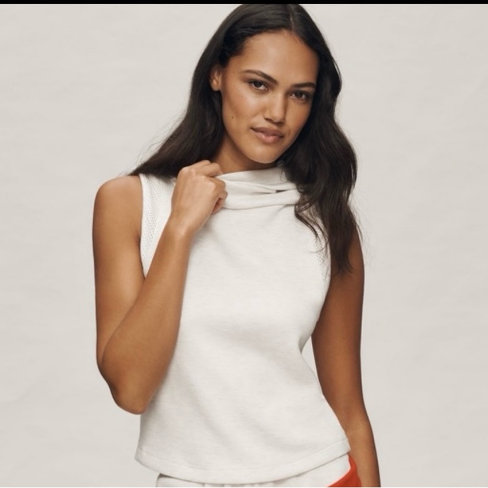 Daily Practice Sleeveless Cowl-Neck Top